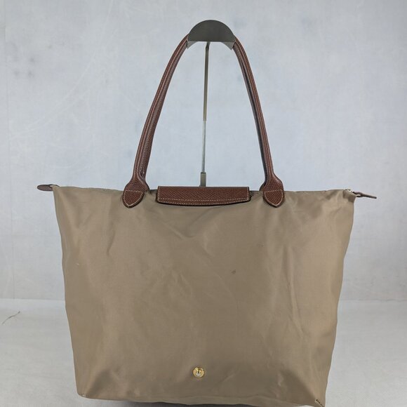 Longchamp Le Pliage Nylon Handbag Beige – Preowned, Great Deal, Chic! - Picture 2 of 16